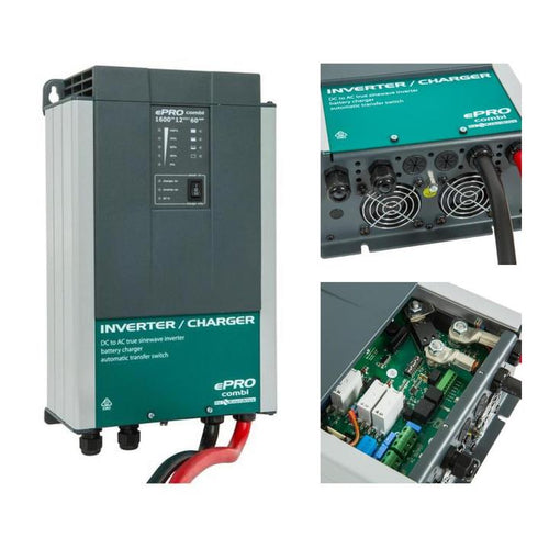 Enerdrive 1800W/35A 24V ePRO Combi Inverter Charger with Remote