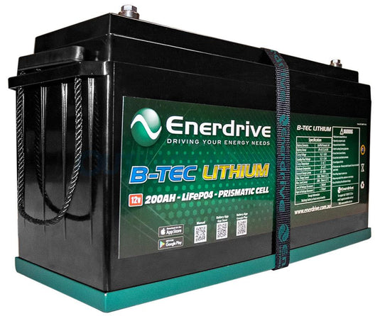 Enerdrive PRO 200Ah 24v Lithium Battery Box with ABS Enerdrive