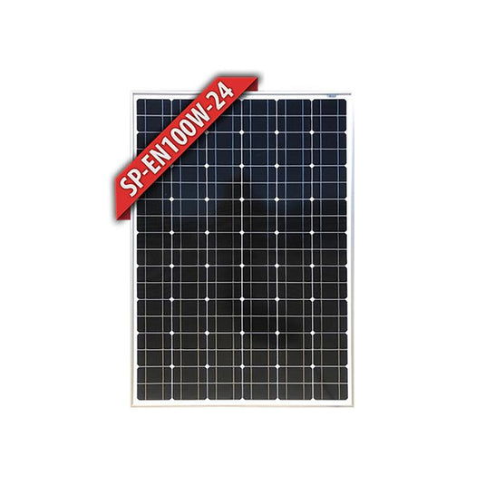Enerdrive 100W 12/24V Fixed Mono Solar Panel (Silver Frame) Enerdrive
