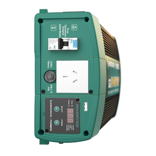 Enerdrive 2000W 24V True Sine Wave Inverter with AC Transfer & Safety Switch Enerdrive
