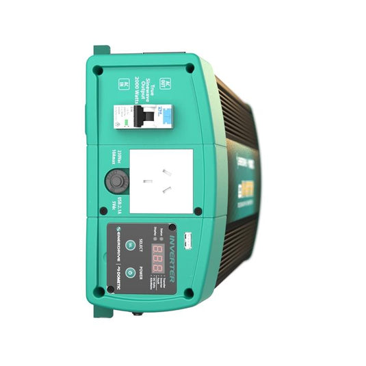 Enerdrive 2600W 12V True Sine Wave Inverter with AC Transfer & Safety Switch Enerdrive