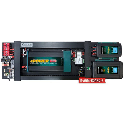 Enerdrive AGM BOARD 40A AC 40A DCDC 2000X inc SIMARINE Enerdrive