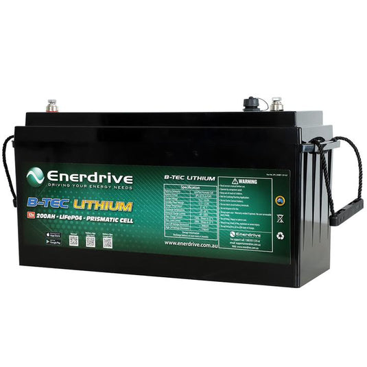 Enerdrive B - TEC 12V 200Ah G2 Lithium Battery Enerdrive