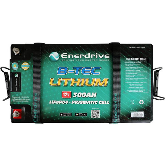 Enerdrive B - TEC 300amp / 12v LiFePO4 Battery BT Enerdrive