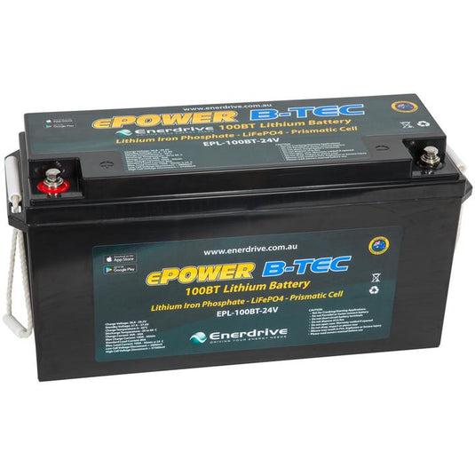 Enerdrive ePOWER B - TEC 24V 100Ah Lithium Battery Enerdrive