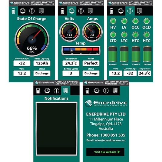 Enerdrive ePOWER B - TEC 24V 100Ah Lithium Battery Enerdrive