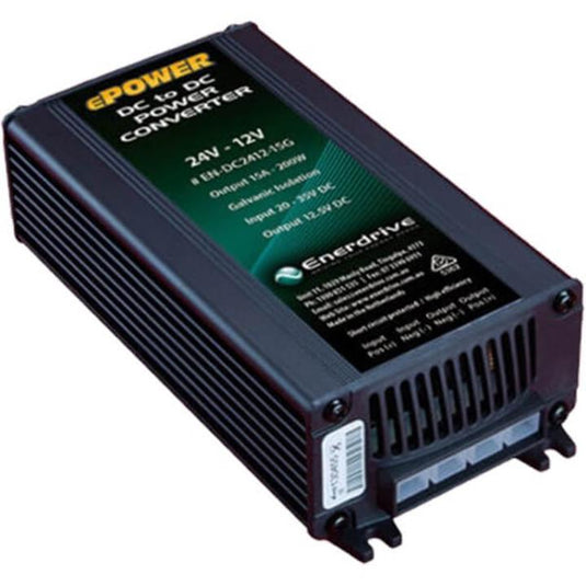 Enerdrive ePOWER Galvanic Isolation DC to DC 24V - 12V 15A Enerdrive