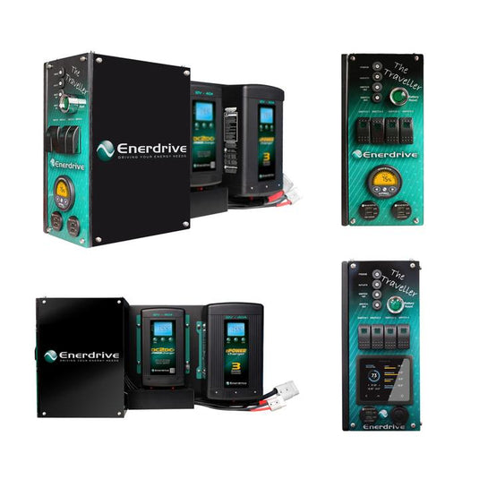 Enerdrive Traveller System 40AC 40DC inc SIMARINE Enerdrive