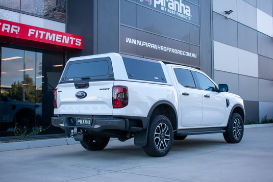 Stainless Steel Canopy Black & White to Suit Mitsubishi Triton MQ, MR | Piranha Off Road