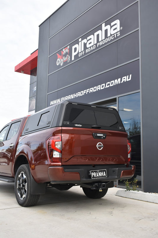 Stainless Steel Canopy With Side Windows to Suit Mitsubishi Triton MQ, MR | Piranha Off Road