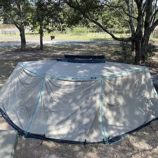 30 Second Wing Awning - 180° Complete Wall Set - Kit - Includes 2 x Extra Poles