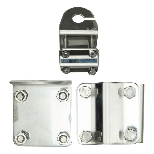 GME 2.5mm Mirror Mount With Cable Slot - Stainless Steel