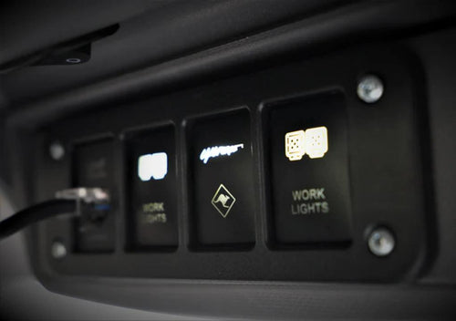 Four - Switch Panel Fascia for TY2 Switches Lightforce