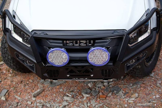Full Bull Bar Isuzu D - Max 2nd generation 2017 - 2020 complete with winch mount and fog light inserts AFN