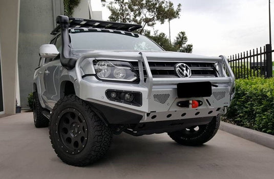 Full Bull Bar VW Amarok 2010 onwards complete with winch mount and Fog Light Inserts AFN