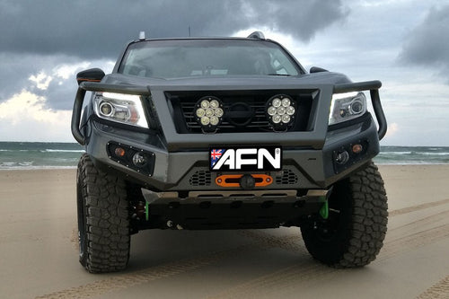 Full Bullbar with Fog/Indicator Inserts and Winch Mount AFN