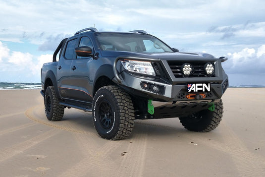 Full Bullbar with Fog/Indicator Inserts and Winch Mount AFN