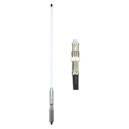 GME 1100mm Fibreglass Radome Antenna, AS003 Spring (6.6dBi Gain) - White GME