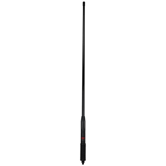 GME 1100mm Fibreglass Radome Antenna, AS003B Spring (6.6dBi Gain) - Black GME