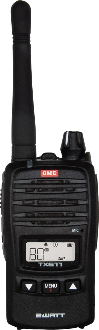 GME 2 Watt UHF CB Handheld Radio GME