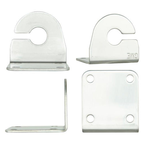 GME 2.5mm L Bracket With Cable Slot - Stainless Steel GME