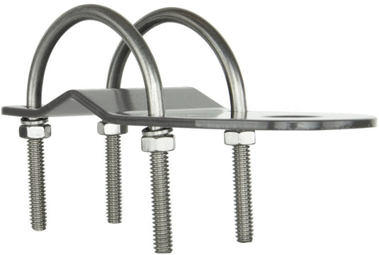 GME 3mm Bull Bar Bracket with U Bolts - Stainless Steel GME