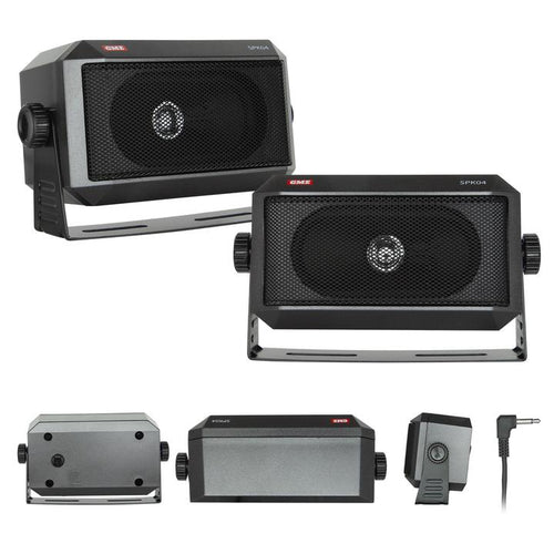 GME 4 Ohm Extension Speaker Box with Lead & Plug - Black GME