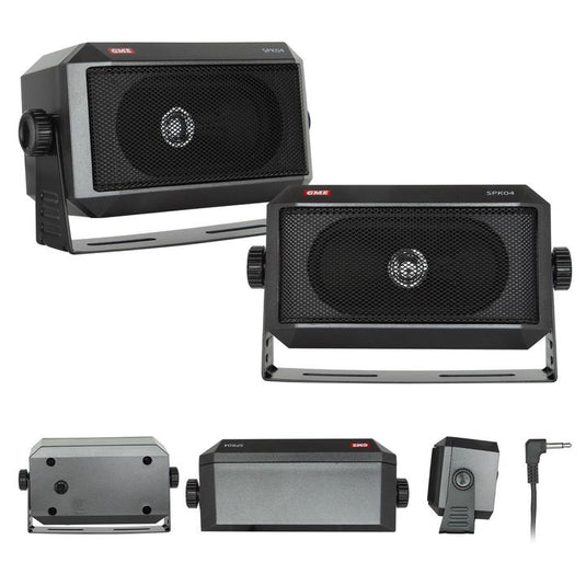 GME 4 Ohm Extension Speaker Box with Lead & Plug - Black GME