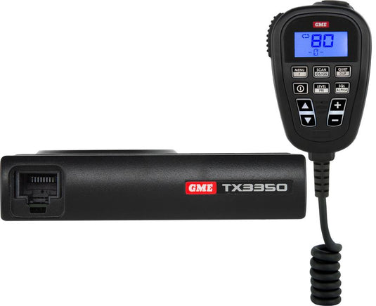 GME 5 Watt Compact UHF CB Radio with SoundPath Speaker Microphone GME