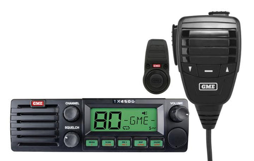 GME 5 Watt DIN Mount UHF CB Radio with Wireless PTT & ScanSuite™ GME