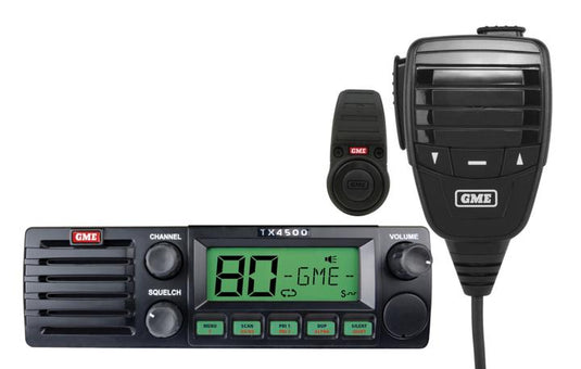 GME 5 Watt DIN Mount UHF CB Radio with Wireless PTT & ScanSuite™ GME