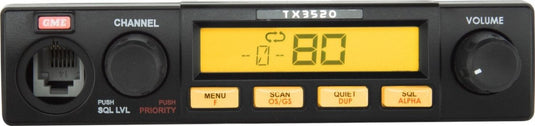 GME 5 Watt Remote Head UHF CB Radio with ScanSuite GME