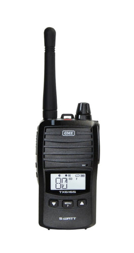 GME 5/1 Switchable Watt IP67 UHF CB Handheld Radio GME