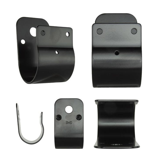 GME 63mm Wrap Around Bull Bar Bracket - Black GME