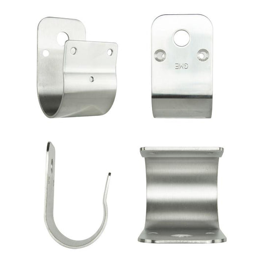 GME 63mm Wrap Around Bull Bar Bracket - Stainless Steel GME