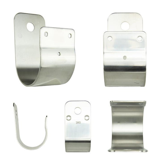 GME 76mm Wrap Around Bull Bar Bracket - Stainless Steel GME