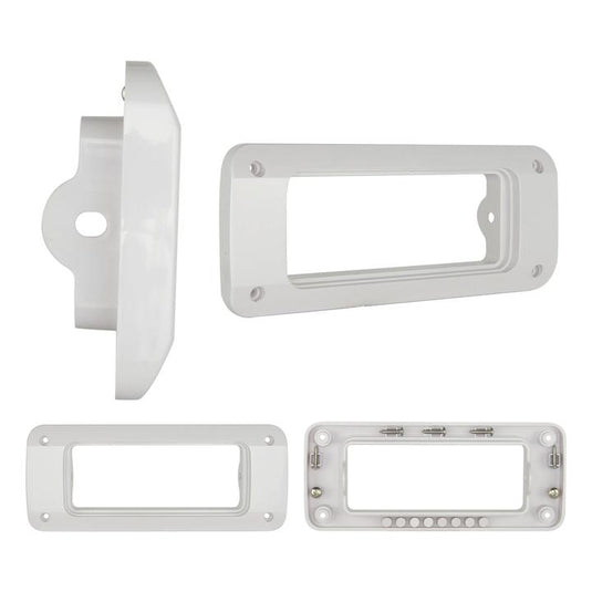 GME Flush Mount Bracket - Suit GX400/GX700/GR300BTW - White GME