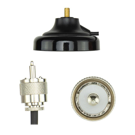 GME Magnetic Antenna Base with Lead & Plug_AB406 GME