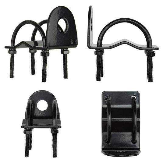 GME Right Angle Bull Bar Bracket - Black GME
