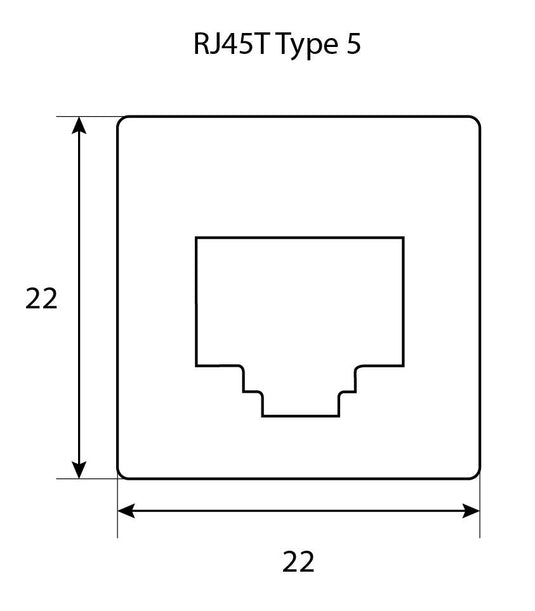 GME RJ45 Pass - Through Adaptor - Toyota GME