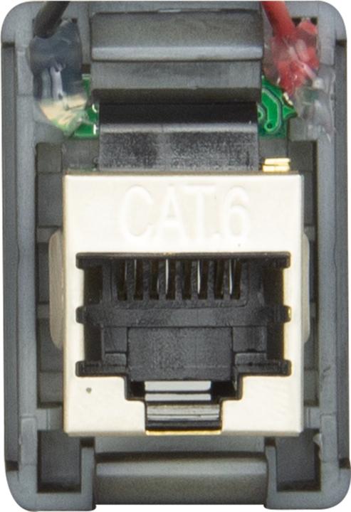 GME RJ45 Pass - Through Adaptor - Type 1 (Red) GME