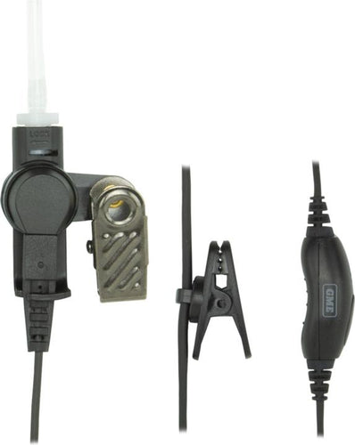 GME Security Kit - Clear Eartube & Lapel Microphone - Suit TX665/TX667/TX675/TX677/TX685/TX6150 GME