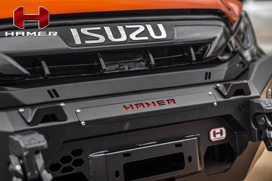 HAMER ISUZU D - MAX 2021 - Present BULL BAR Prime Series (Incl. Rated Recovery Points) NEW FACE Hamer