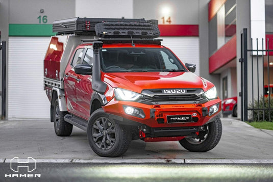HAMER ISUZU D - MAX 2021 - Present BULL BAR Prime Series (Incl. Rated Recovery Points) NEW FACE Hamer