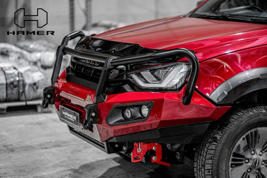 HAMER ISUZU D - MAX 2021 - Present BULL BAR Prime Series Plus (Incl. Rated Recovery Points) NEW FACE Hamer