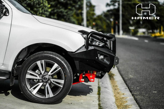 HAMER ISUZU MUX 2021 - Present BULL BAR King Series Plus (Incl. Rated Recovery Points) Hamer