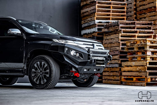 HAMER MITSUBISHI PAJERO SPORT QF 2020-Present BULL BAR King Series (Incl. Rated Recovery Points) Hamer