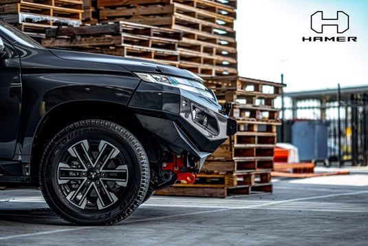 HAMER MITSUBISHI PAJERO SPORT QF 2020-Present BULL BAR King Series (Incl. Rated Recovery Points) Hamer