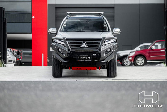 HAMER MITSUBISHI PAJERO SPORT QF 2020 - Present BULL BAR King Series Plus (Incl. Rated Recovery Points) Hamer