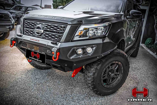 HAMER NISSAN NAVARA 2021 - Present BULL BAR King Series (Incl. Rated Recovery Points) Hamer